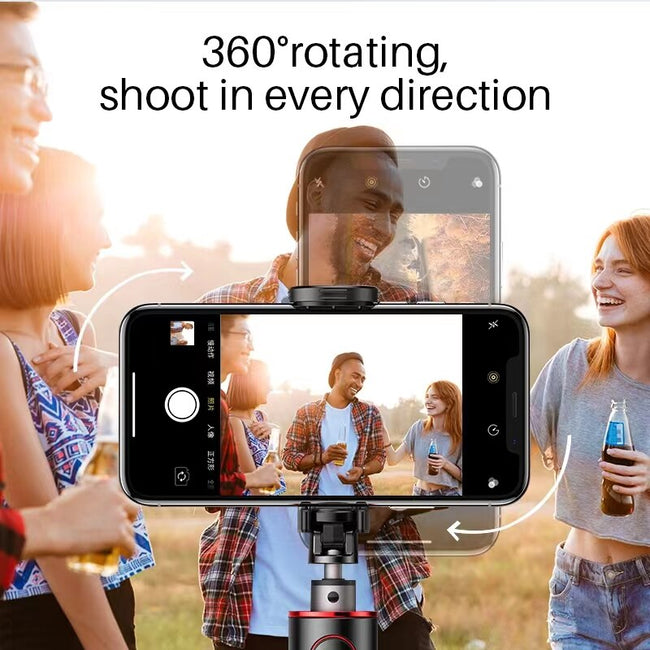 360° Rotation Wireless Bluetooth Foldable Handheld Remote Extendable Tripod