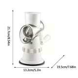 Manual Rotary Multifunctional Vegetable Chopper  Slicer