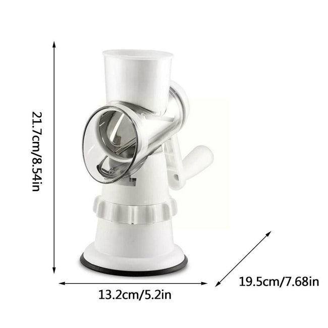 Manual Rotary Multifunctional Vegetable Chopper  Slicer