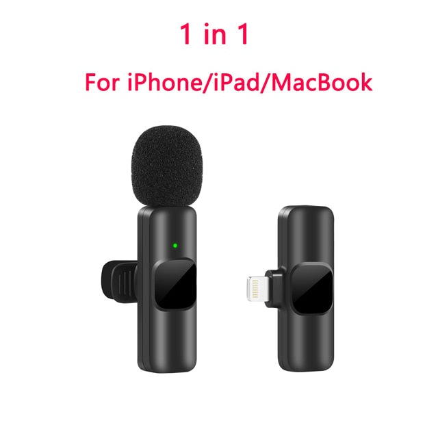 Wireless Portable Audio Video Recording Mini Mic