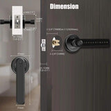 Bluetooth Fingerprint Electronic Door Handle Lock Knob Lock