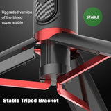 360° Rotation Wireless Bluetooth Foldable Handheld Remote Extendable Tripod