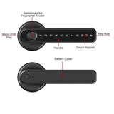 Bluetooth Fingerprint Electronic Door Handle Lock Knob Lock