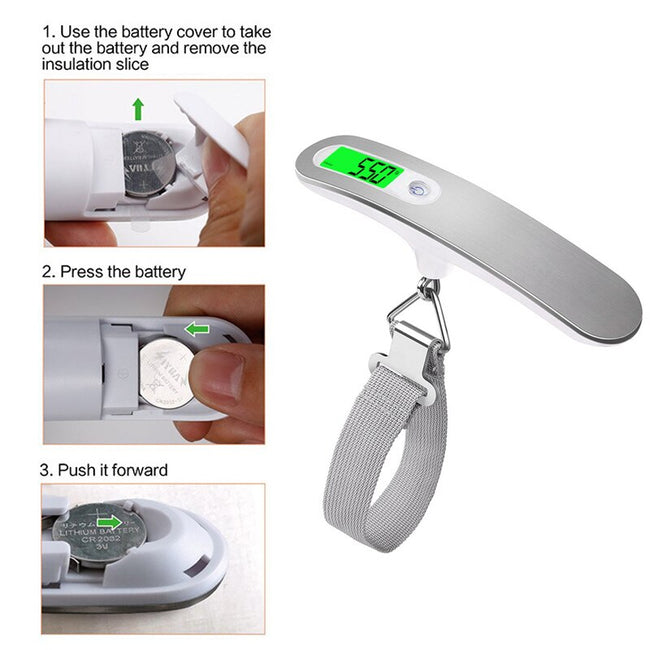 50kg/10g Portable Electronic With Backlight Weight Balance Hanging Scale