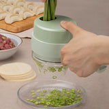 4 in 1 Handheld Electric Vegetable Cutter Set