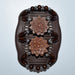 Brown double flowers