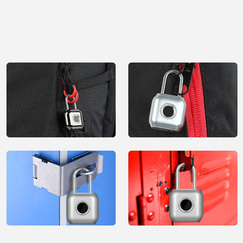 USB Rechargeable Anti-thief  Smart Fingerprint Padlock