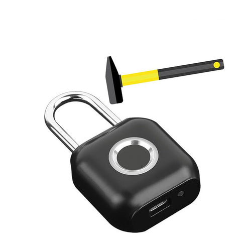 USB Rechargeable Anti-thief  Smart Fingerprint Padlock