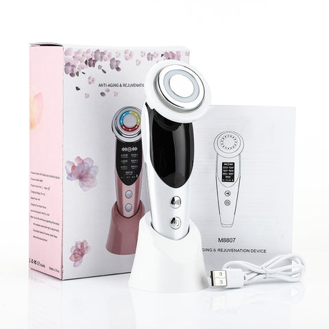 7 in 1 RF EMS LED Skin Rejuvenation Beauty Device