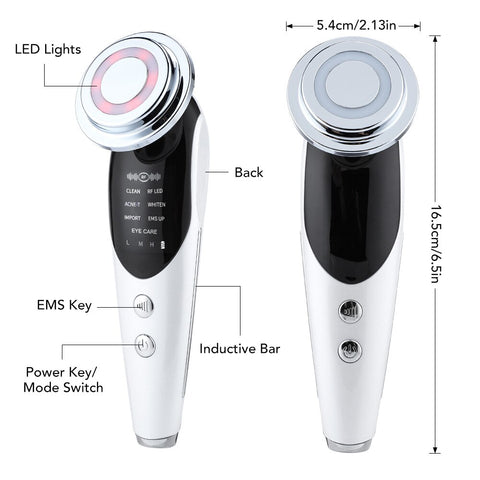 7 in 1 RF EMS LED Skin Rejuvenation Beauty Device