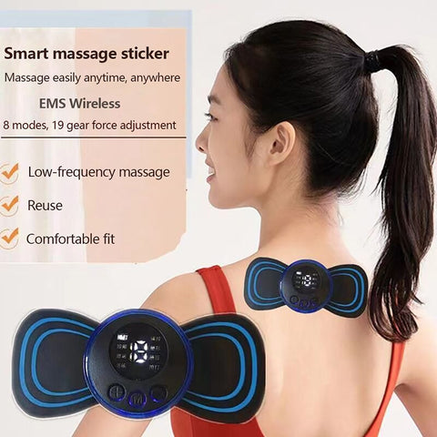 Portable Electric Cervical Back Muscle Pain Relief Massager