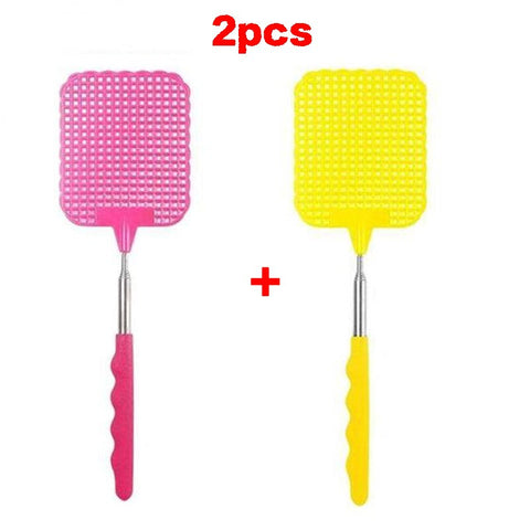 Telescopic Adjustable  Extendable  Long Handle Fly Swatters