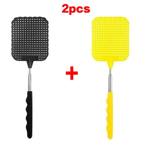 Telescopic Adjustable  Extendable  Long Handle Fly Swatters