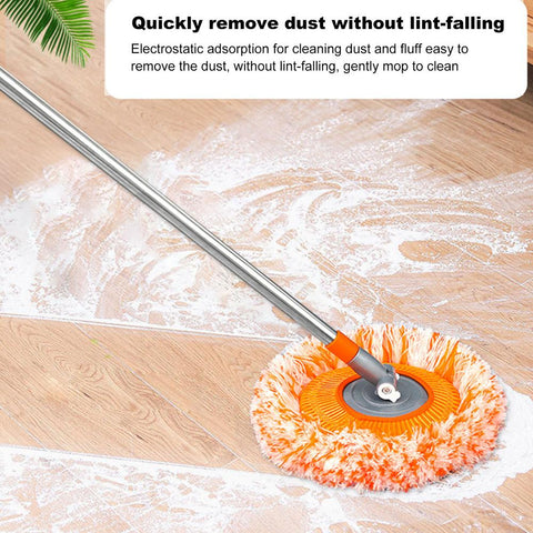 Three Section Telescopic Super Absorbent  Cleaning  Brushes Mop