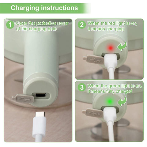 4 in 1 Handheld Electric Vegetable Cutter Set