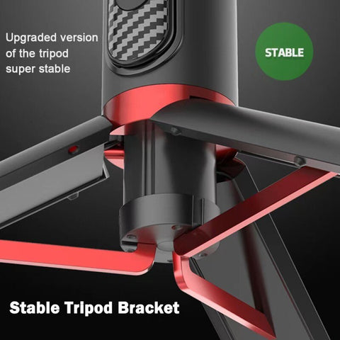 360° Rotation Wireless Bluetooth Foldable Handheld Remote Extendable Tripod