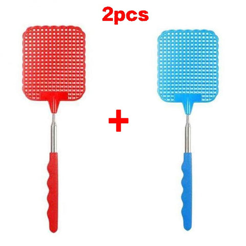 Telescopic Adjustable  Extendable  Long Handle Fly Swatters