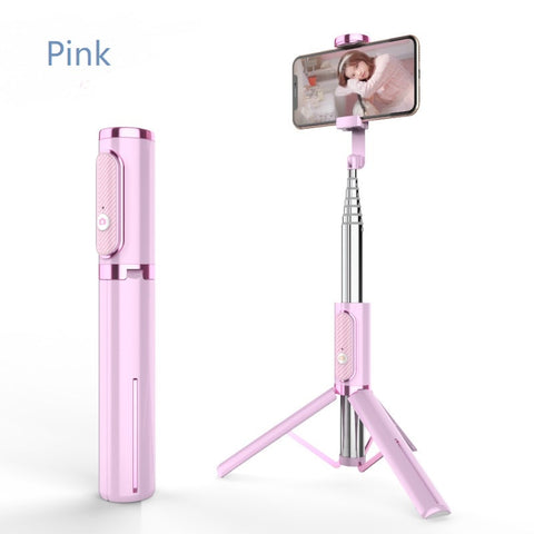 360° Rotation Wireless Bluetooth Foldable Handheld Remote Extendable Tripod