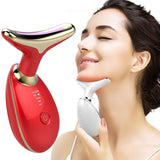 Electric Microcurrent  EMS Thermal Neck Lifting and Tighten Massager