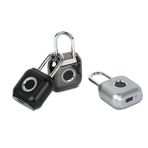 USB Rechargeable Anti-thief  Smart Fingerprint Padlock