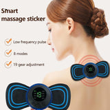 Portable Electric Cervical Back Muscle Pain Relief Massager