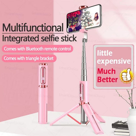 360° Rotation Wireless Bluetooth Foldable Handheld Remote Extendable Tripod
